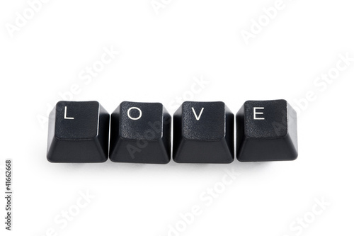 Photo: love computer internet dating concept love computer internet dating concept