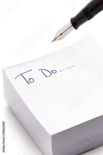 Photo: To do list written on post it note pad To do list written on post it note pad