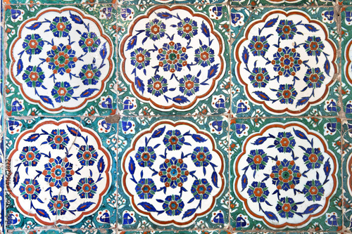 Photo: Wall tiles in Sultanahmet Mosque Wall tiles in Sultanahmet Mosque