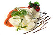 mozzarella di bufala con pomodori