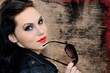 Foto: Lady and sunglasses Lady and sunglasses
