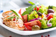 Grilled Chicken Breast with Salad