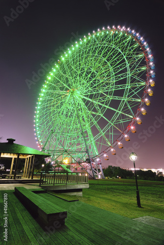 Photo: night ferris wheel night ferris wheel