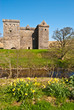 part of Hermitage Castle in the south of Scotland