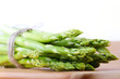 Bunch of green asparagus on white background Bunch of green asparagus on white background