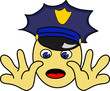 Policeman - STOP!!  Hands up!