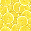 Seamless pattern of yellow lemon slices Seamless pattern of yellow lemon slices