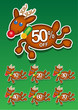 Christmas Reindeer Vector Discount Stickers Christmas Reindeer Vector Discount Stickers