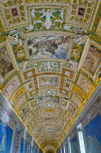 Photo: Interior of the Vatican Museums Interior of the Vatican Museums
