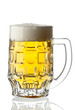 Photo: complete with a beer mug on a white background complete with a beer mug on a white background