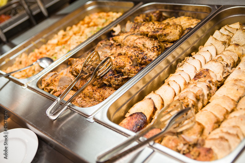 Photo: Selection of meats as a snack on banquet Selection of meats as a snack on banquet