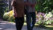 Senior couple in the park