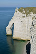 Famous cliffs of Etretat in France