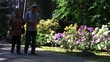 Senior couple in the park