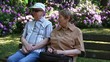 Senior couple in the park