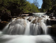 Morgensonne am Wasserfall
