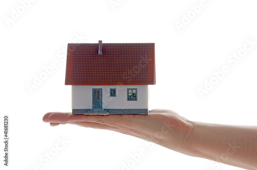 Photo: Hand mit Eigenheim Hand mit Eigenheim