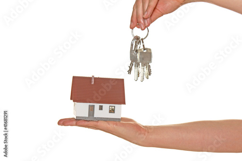 Photo: Hand mit Eigenheim Hand mit Eigenheim