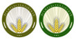 Wheat badges