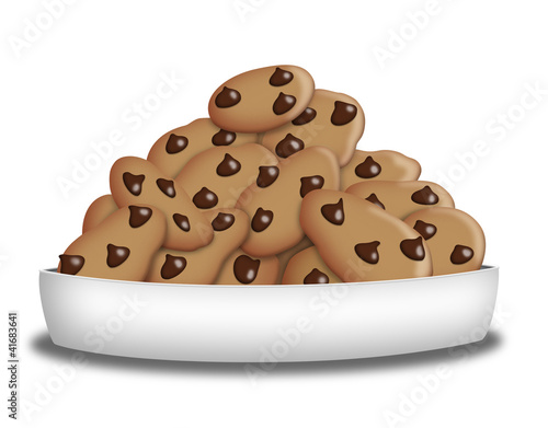 Illustration: Choco Chip Cookies Choco Chip Cookies