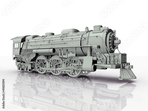 Illustration: Alte Lokomotive Alte Lokomotive