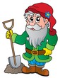 Cartoon garden dwarf Cartoon garden dwarf