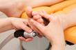 Foto: pedicure in a beauty salon pedicure in a beauty salon