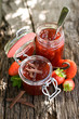 Erdbeermarmelade mit Schokolade