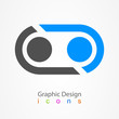 Graphic design business web icons. Graphic design business web icons.