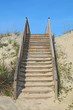 Stairway to a public beach access vertical