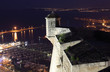 Santa Barbara Castle at night. Alicante, Spain Santa Barbara Castle at night. Alicante, Spain