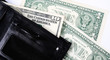 Black leather wallet