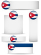 Cuba Country Set of Banners Cuba Country Set of Banners