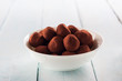 Photo: chocolate truffles chocolate truffles