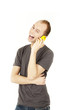 On the phone On the phone
