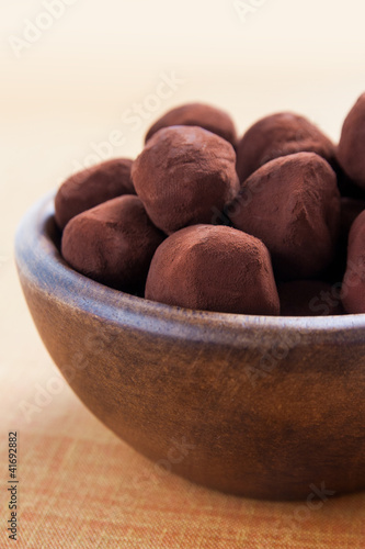 Photo: chocolate truffles chocolate truffles