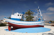Fishing boat in Puerto de Mazarron, Murcia, Spain Fishing boat in Puerto de Mazarron, Murcia, Spain