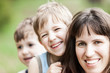 Mother and sons