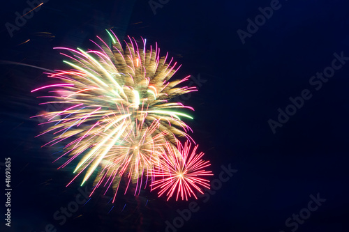 Photo: New year fireworks on the sky New year fireworks on the sky