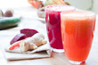Juice Glasses - Beet, Apple, Carrot, Ginger and Orange, Apple, P