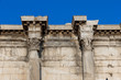 Decorated Ancient wall in the Library of Andrianos Decorated Ancient wall in the Library of Andrianos