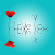 I Love You Coquelicots - Flood Bleu