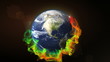 Earth in Particle Ring - HD1080