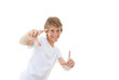 happy confident child