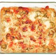 Courgettes zucchini pizza
