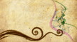 old style decorative backdrop with growing paint flowers old style decorative backdrop with growing paint flowers