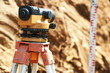 surveyor equipment outdoors