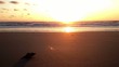 Rotating sunset timelapse on the beach Rotating sunset timelapse on the beach
