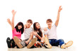 cheerful students