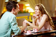 In cafe